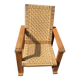 Old brutalist armchair