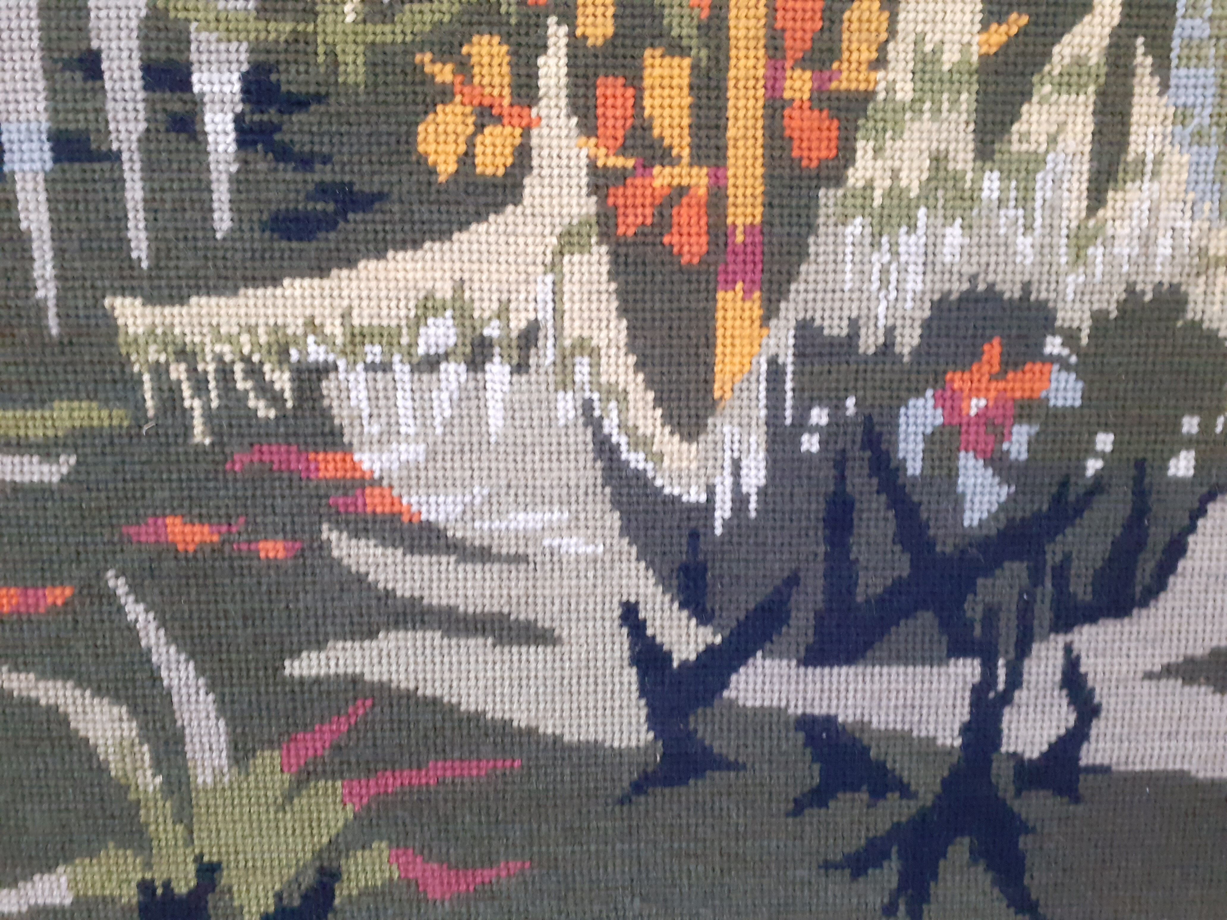 Tapestry canvas Magic Garden style Lurçat