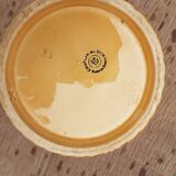 1950s Gien earthenware planter in a basket shape