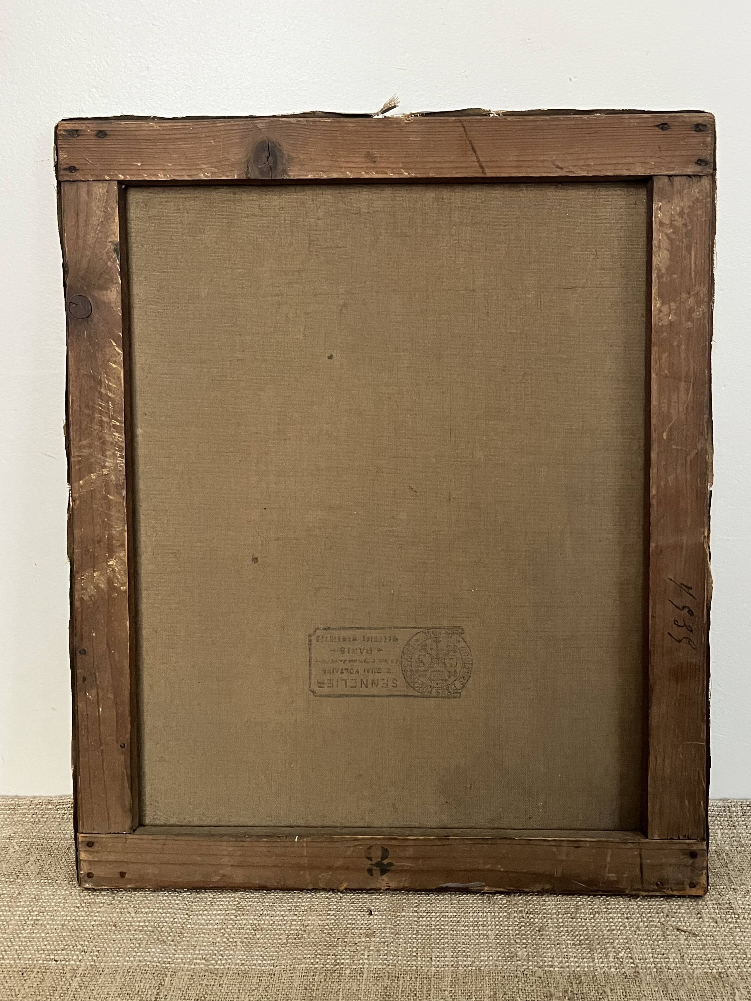 Oil on canvas, portrait of a man.