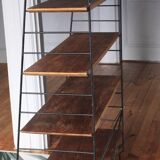 Etagère en bois et métal