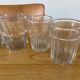 Set of 6 mismatched old glasses