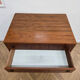 Danish teak commode from the 1960s, 4 drawers, tapered legs.