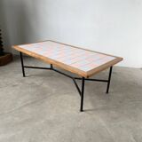 50s tiled coffee table