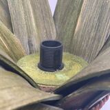 Lamp palm wood and rope