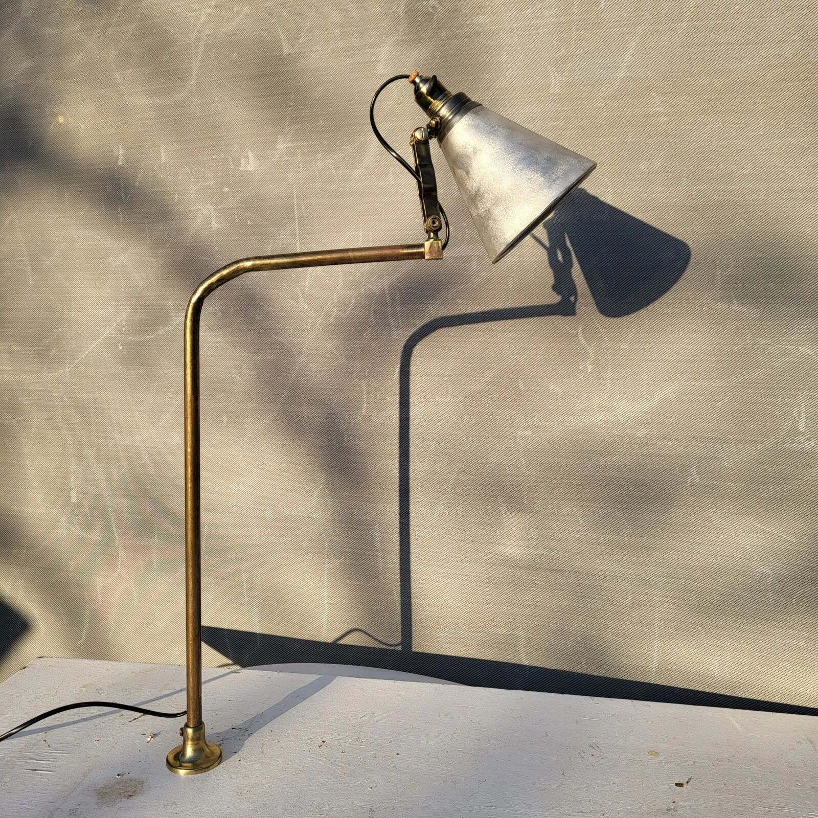 Mid-century architect's handcrafted lamp