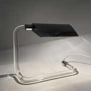 Peter hamburger, crylicord modernist crylicord desk lamp, knoll international, 1960s