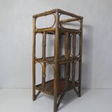 rattan bedside table