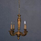 Gloss wood Golden 4 lights