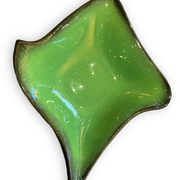 Ceramidi cup in varnished ceramic green and black mordorée
