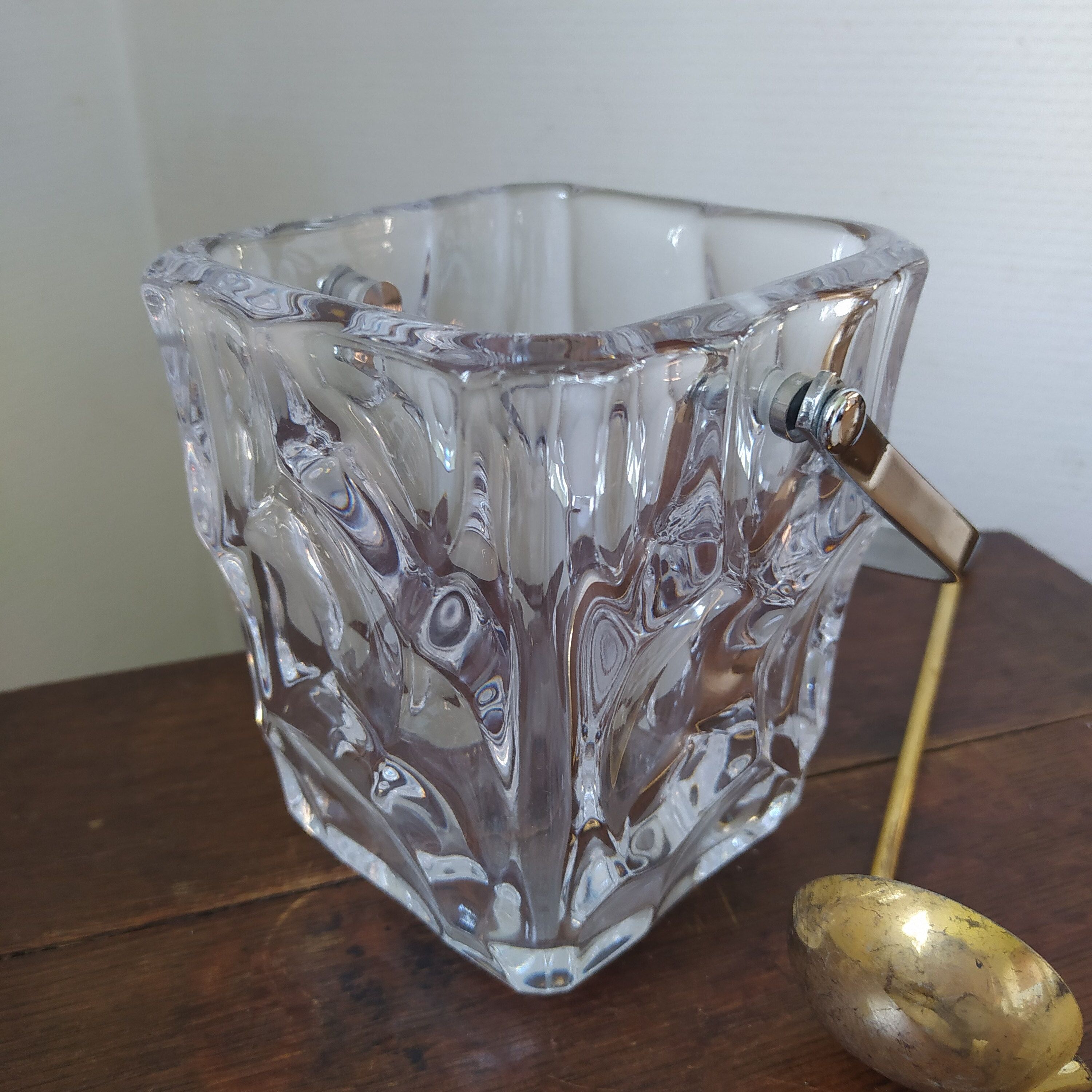 Sèvres crystal ice bucket year 1970