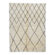 Contemporary Moroccan Rug Made of Natural Wool, Diamond Design Tulu Carpet
