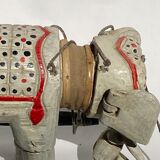 Set of 5 antique Anglo Indian elephant marionettes, puppets