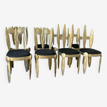suite of eight chairs