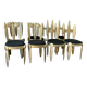 suite of eight chairs