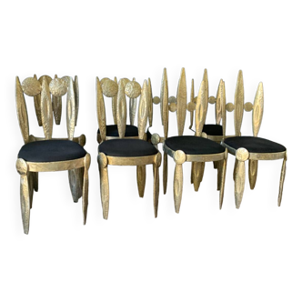 suite of eight chairs