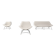 Cosmos Living Room Set of 3 by Augusto Bozzi for Saporiti, Italy, 1954