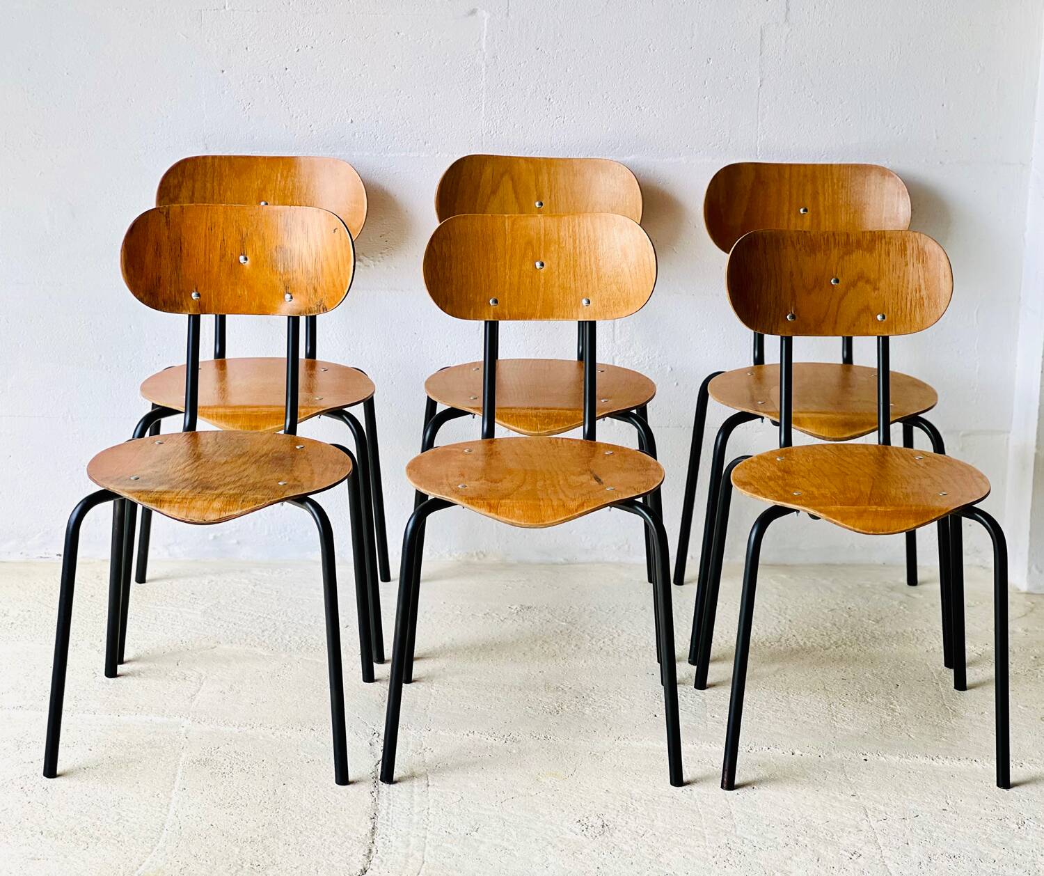 School Chairs by Kovona, set of 6