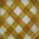 Duo of Scots yellow Digoin dessert plates