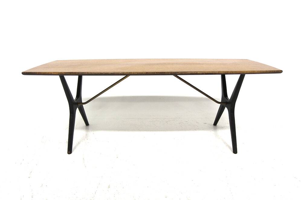 Teak coffee table, Karl Erik Ekselius, JOC, Vetlanda, Sweden, 1950