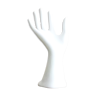 Hand ring in white porcelain, early 1970s