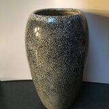 Grey speckled vase