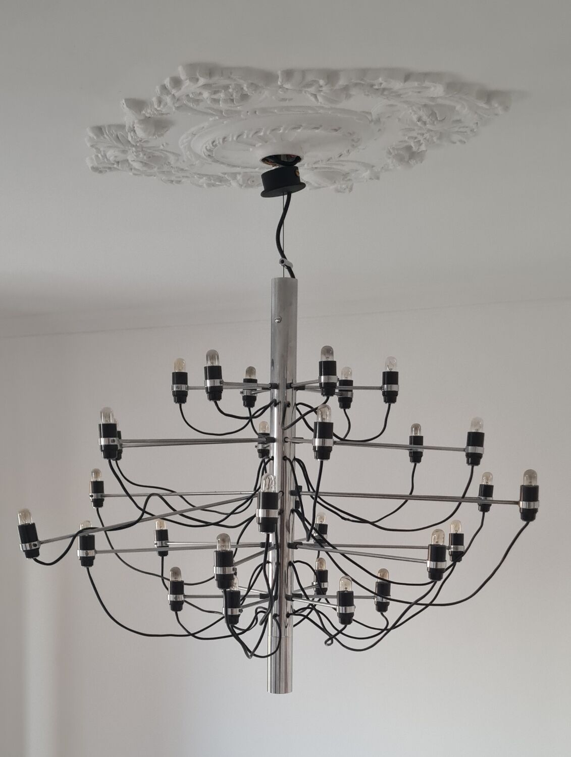 Chandelier by Gino Sarfatti for Flos