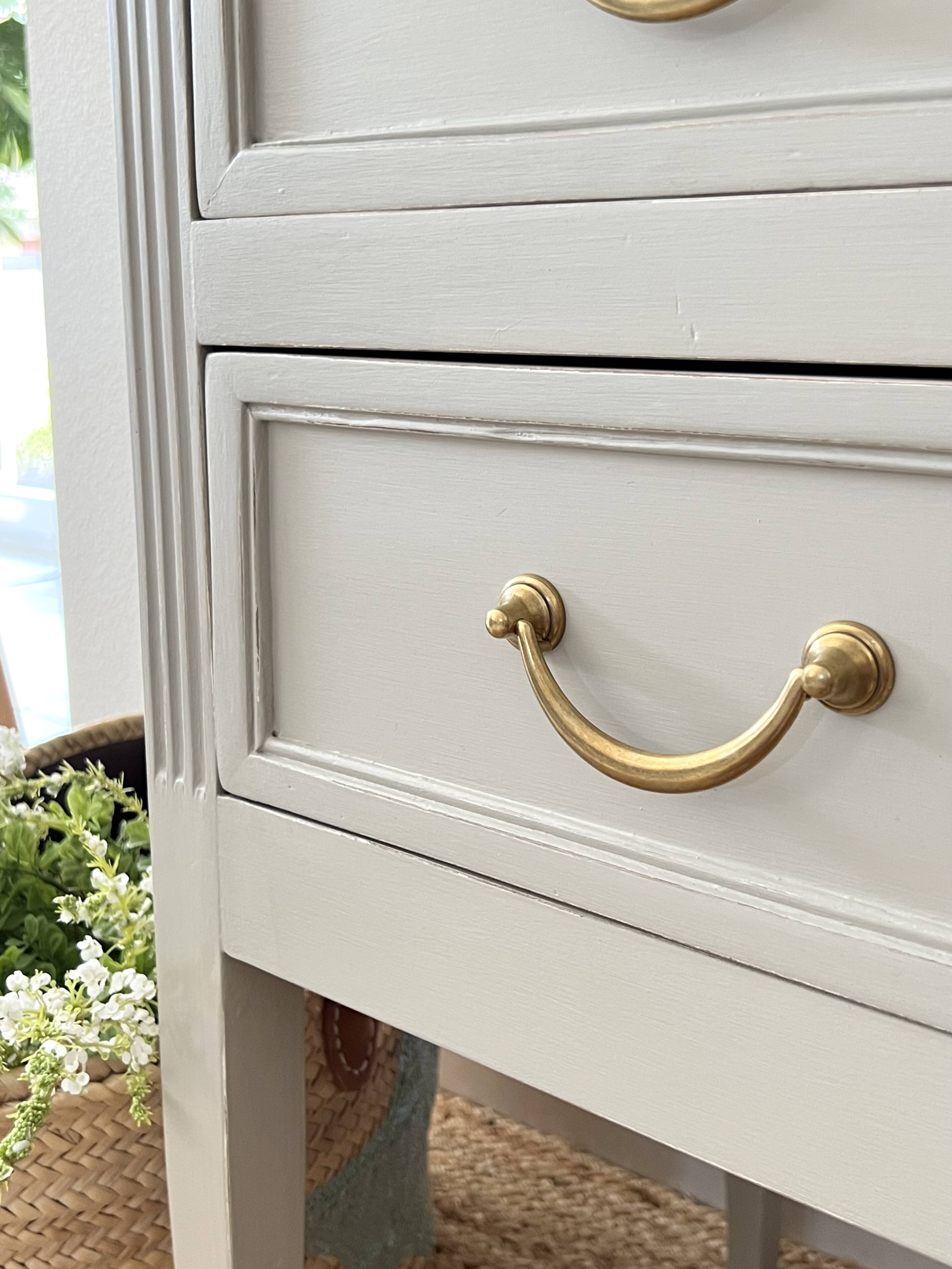 Louis XVI style chest of drawers known as sauteuse