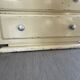 Vintage patinated wood chest of drawers
