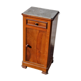 Marble top nightstand