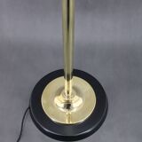 1970s Pair of Glass Brass Floor Lamps by Kamenicky Senov , Czechoslovakia