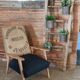 Fauteuil toile de jute
