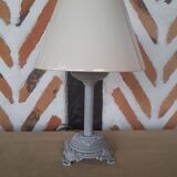 patinated foot bedside lamp