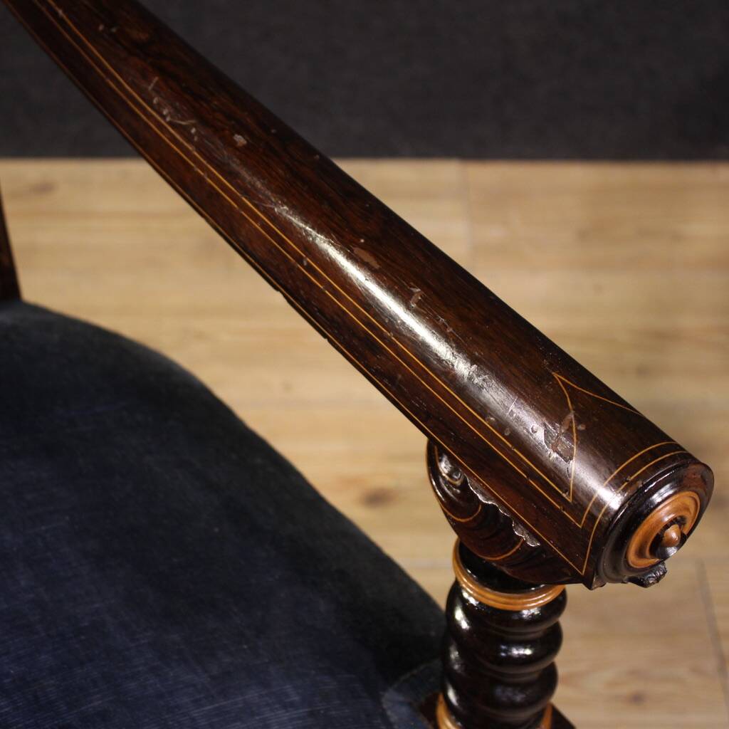 Pair of 19th century French Charles X armchairs