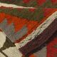 Red & Green Tribal Handmade Turkish Kilim Rug, 163x316Cm