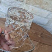 Seau à glaçons en cristal de Sèvres signé