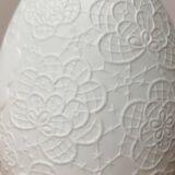 White porcelain vase by M. Frey for Kaiser, mid-century, 1960s.