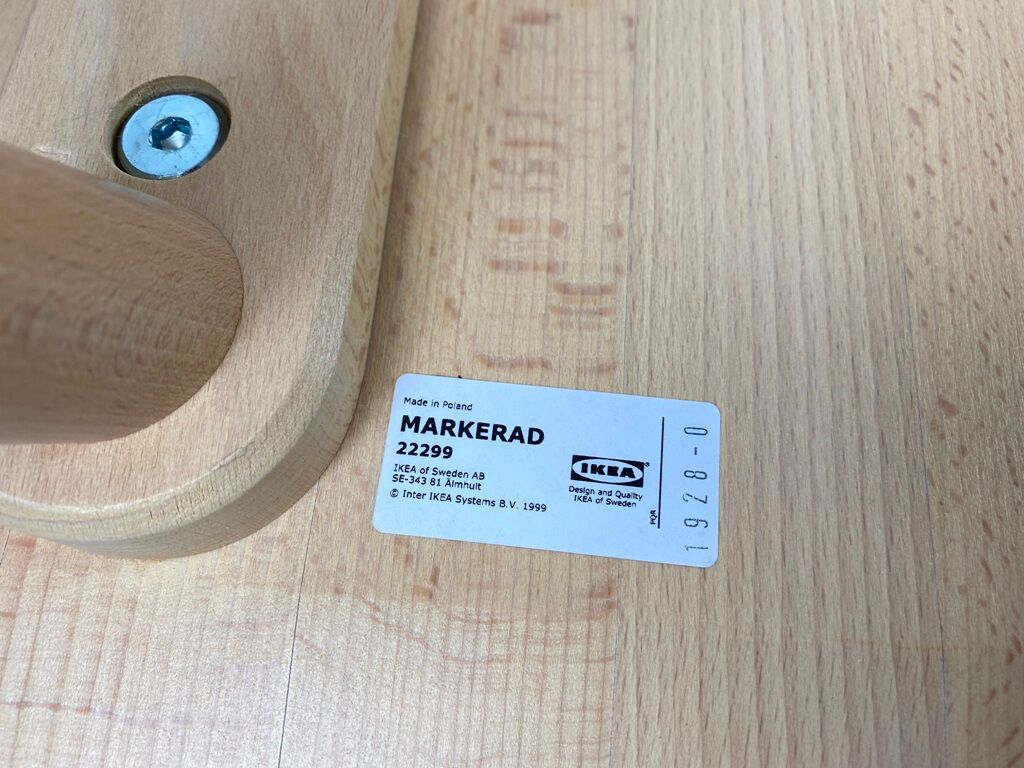 MARKERAD chair by Virgil Abloh for IKEA Off-white | Selency