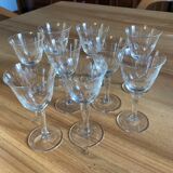 Set of 9 glasses for the aperitif