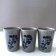 Vintage jug + 6 mugs, wine jug, ceramic jug, water jug