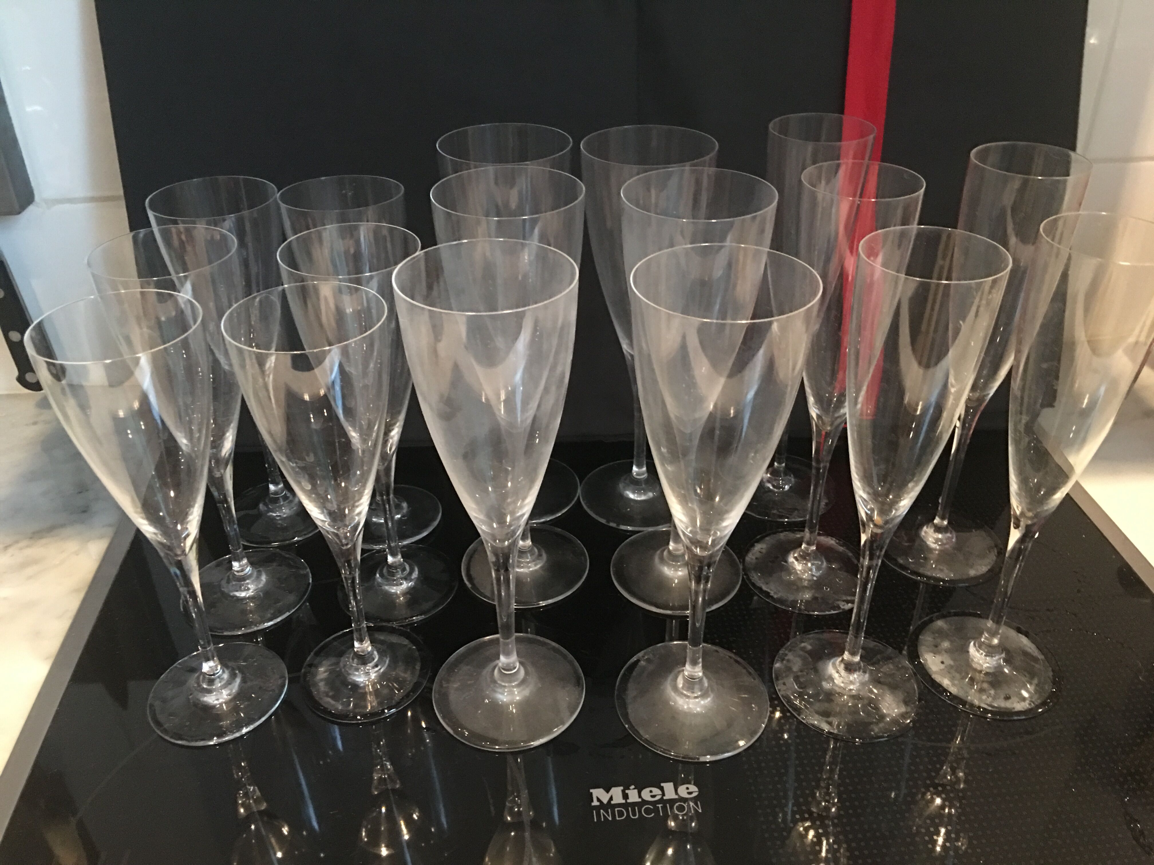 Baccarat Dom Perignon glasses