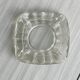 Cendrier vintage en verre translucide