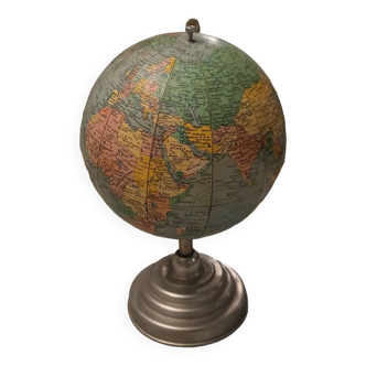 Old terrestrial globe