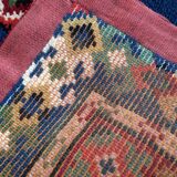 Tapis vintage français Savonnerie fait main en laine – 94 x 170 cm – 1960s