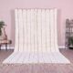 Grand tapis berbère fait main traditionnelle artisanale taille 3/4 m