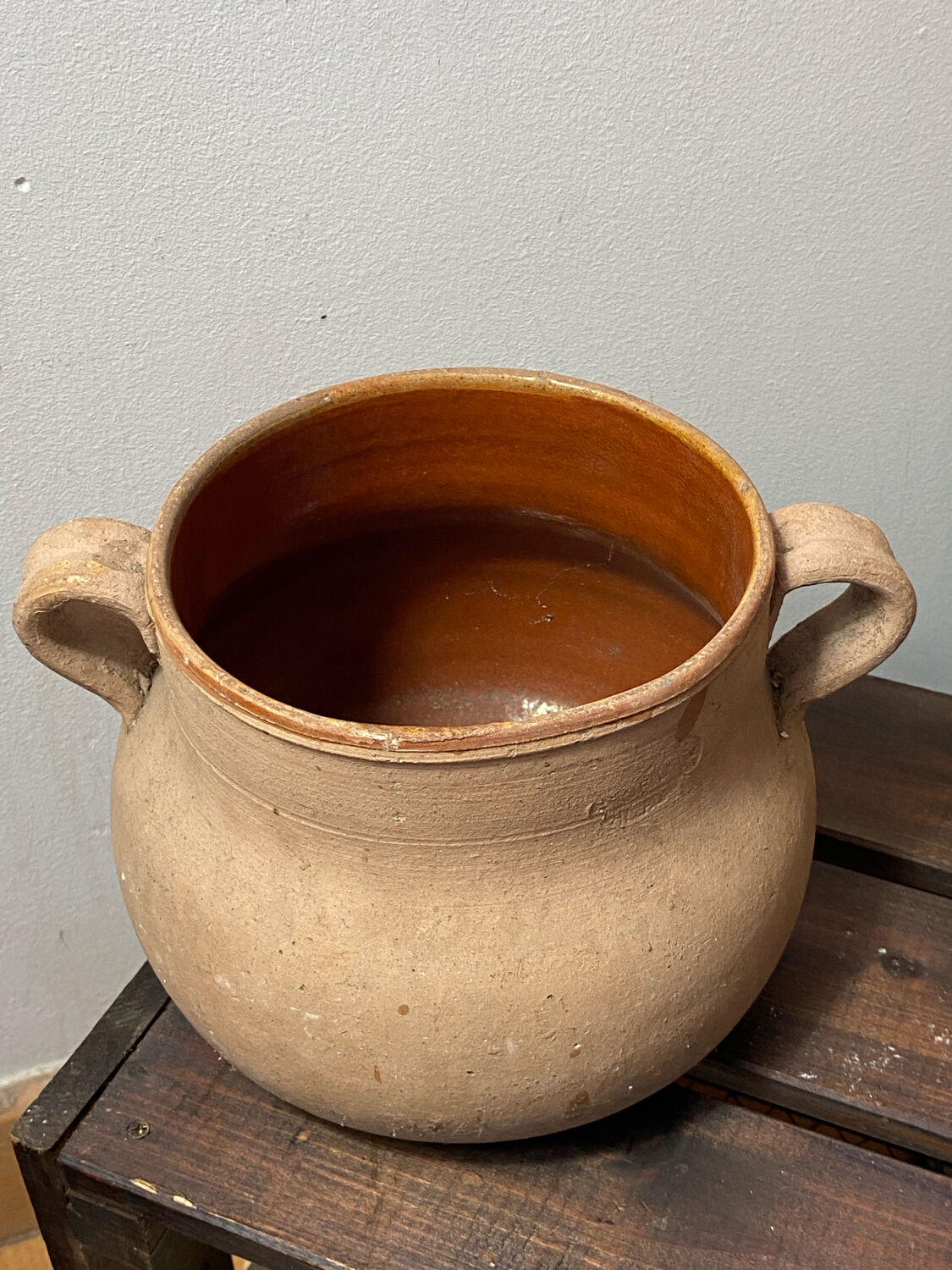 Pot en terre cuite, chaudron  Vallauris