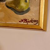 « Nature morte au pichet et aux fruits » de J Bjurling