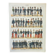 Gravure • Uniformes des Grandes Ecoles • Affiche originale et vintage de 1898