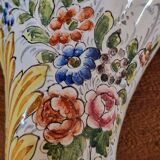 Wall-mounted bouquet holder in Nevers faience - By Amand Hiver