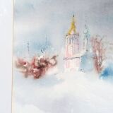 Michel constant. Watercolor on paper.